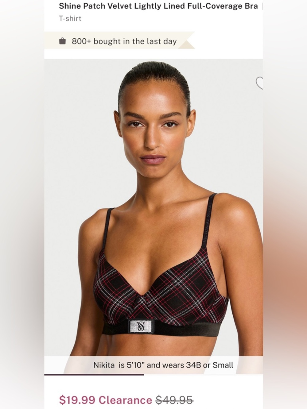 Victoria’s Secret Lightly Lined Wired Full Coverage Bra 40DD